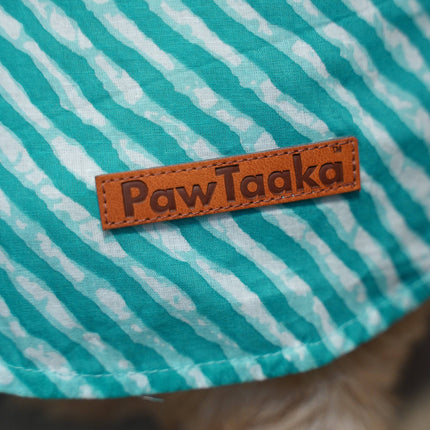 Dog Leheriya Kurta Combo Pack of 2 - Indian Festive Pet Outfit
