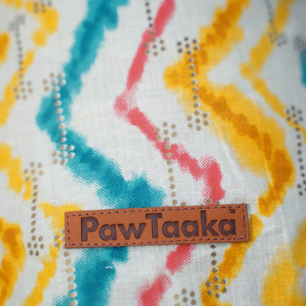 PawTaaka Leheriya Dog Kurta – Choose from 3 Festive Prints