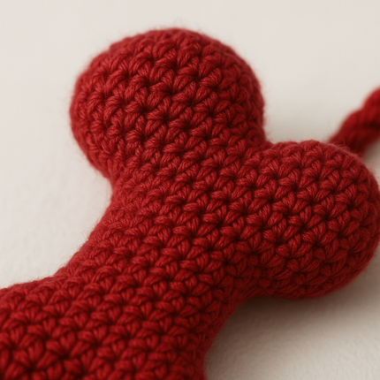 Red Bone Rakhi – Handmade Love for Pets