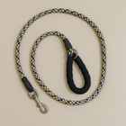 PawTaaka TrekFlex Dog Leash – Blue & Yellow Braided