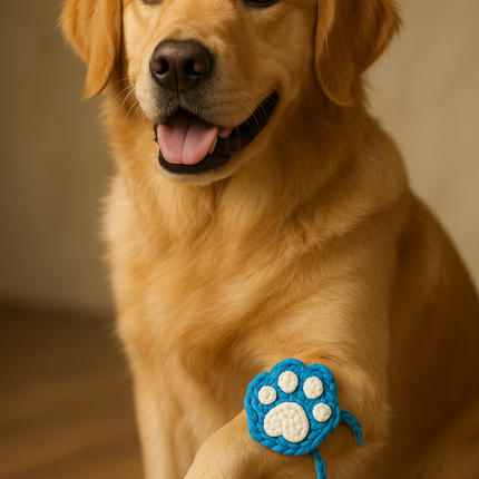 Blue Paw Rakhi – Adorable Handmade Pet Rakhi