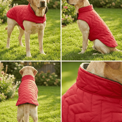 Combo of 2 Reversible Winter Jackets - 4 Looks in 1 + FREE Bow