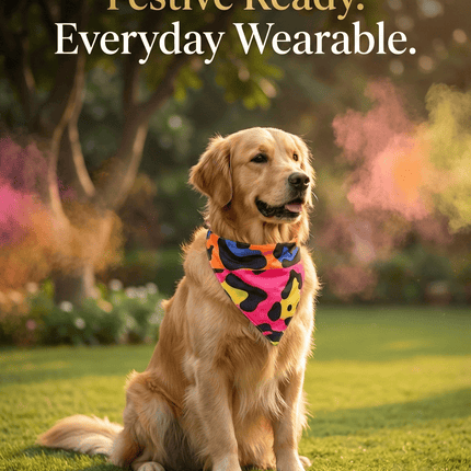 PawTaaka Reversible Pop Camo Dog Bandana