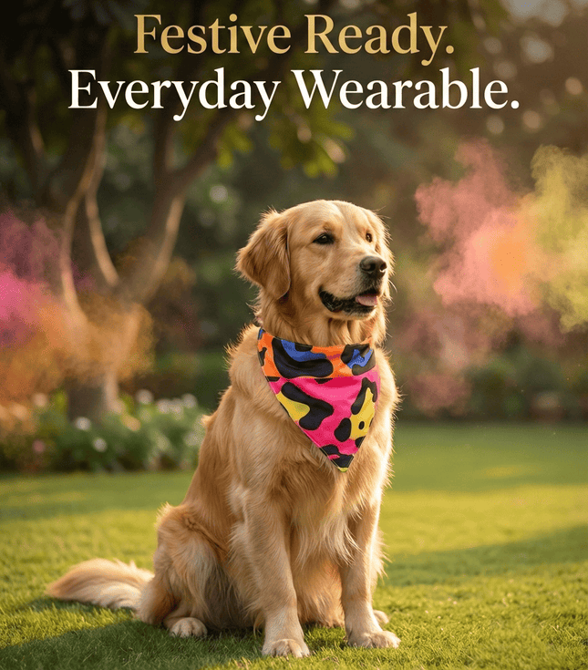 PawTaaka Reversible Pop Camo Dog Bandana