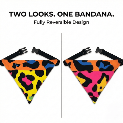 PawTaaka Reversible Pop Camo Dog Bandana
