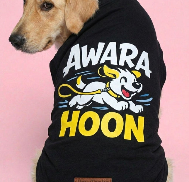 PawTaaka Awara Hoon Dog T-Shirt